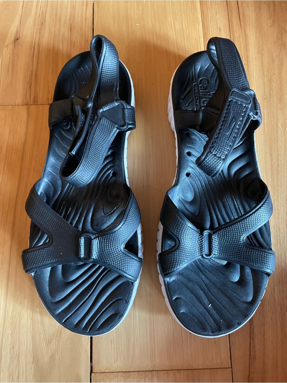 Skechers Black and White Women's Outdoor Sport Sandals